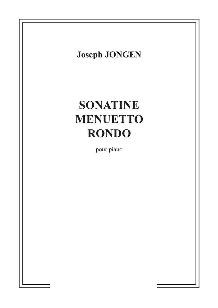 Sonatine Menuetto Et Rondo Piano